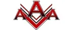 A red and black logo with the letters a and a on a white background.