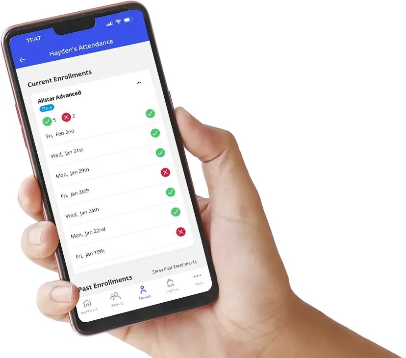 A person is holding a cell phone in their hand.