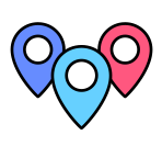 Location dots