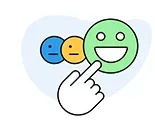 smiley faces colors