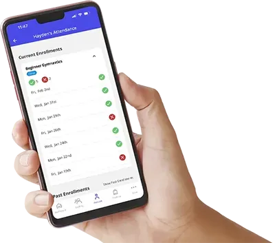 A person is holding a cell phone in their hand.
