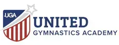 A red and white logo for cal elite with a red star.