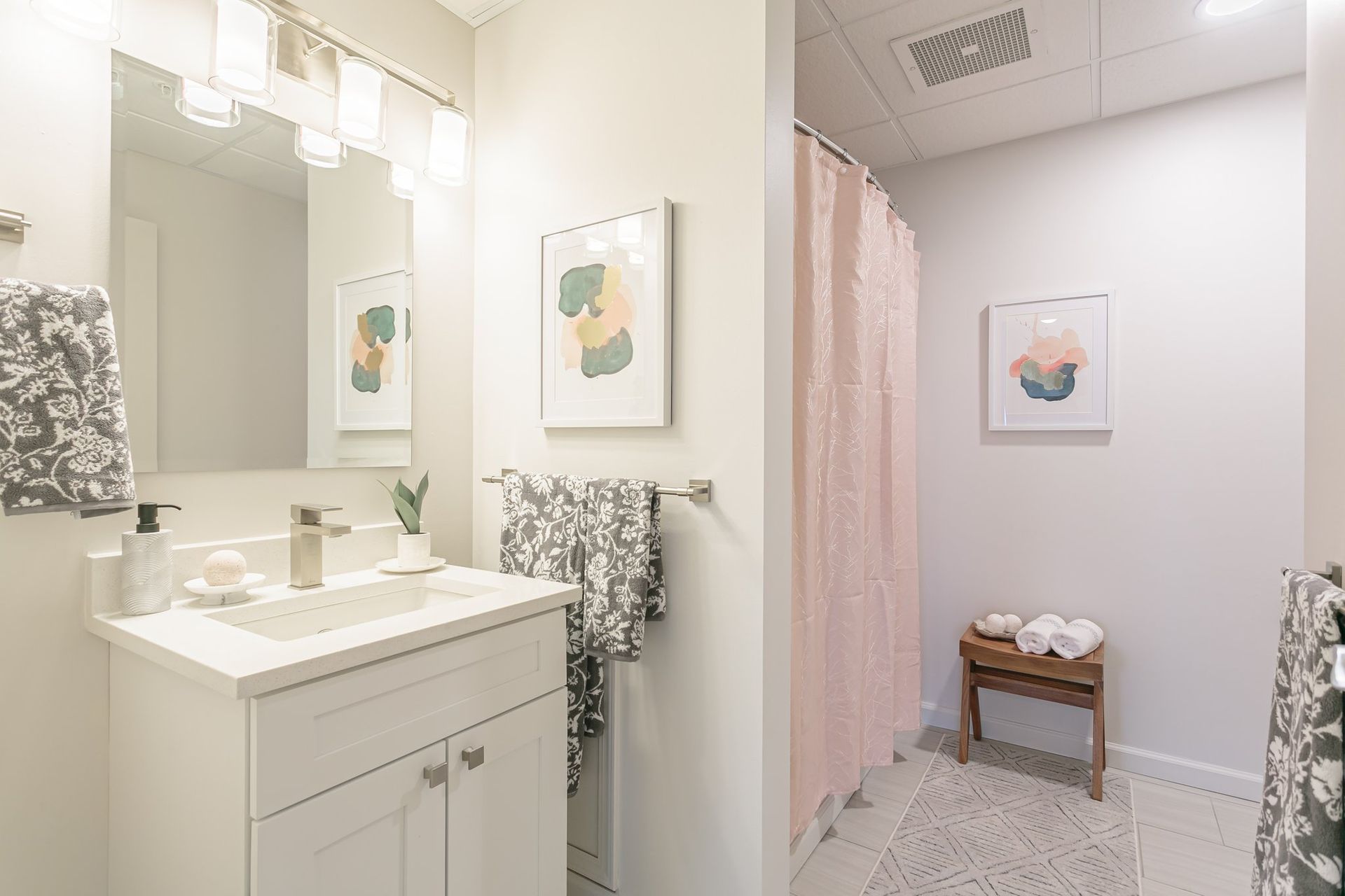 Renovated bathroom