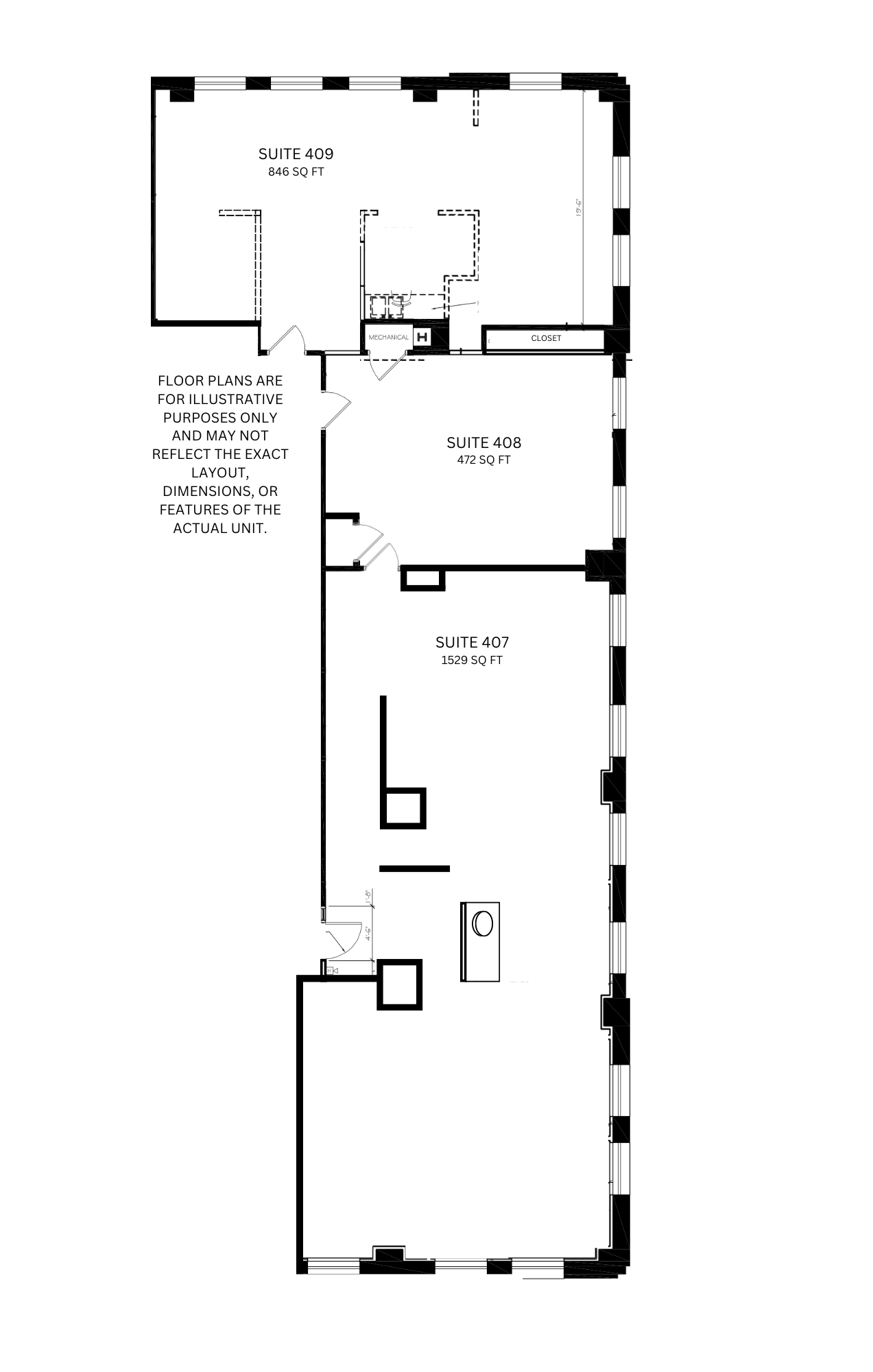 Medical Arts Building 4th floor floorplan