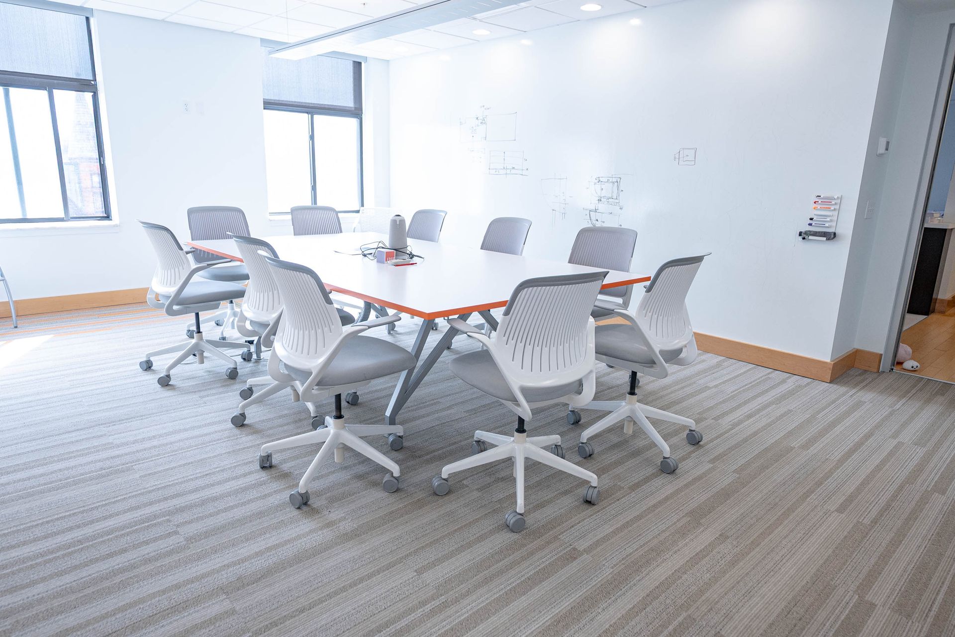 Modern Conference Room with Large Windows in Rochester, NY 