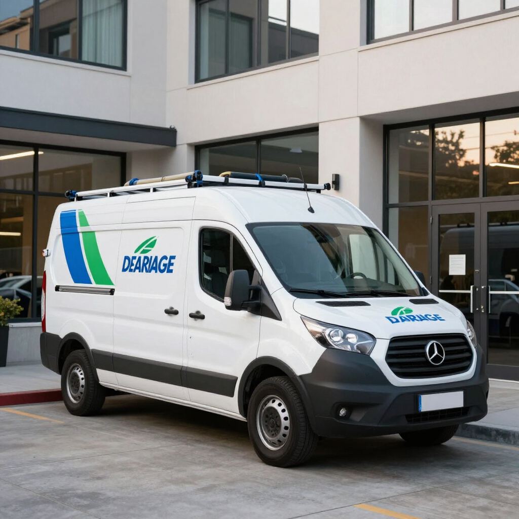 Commercial drainage van