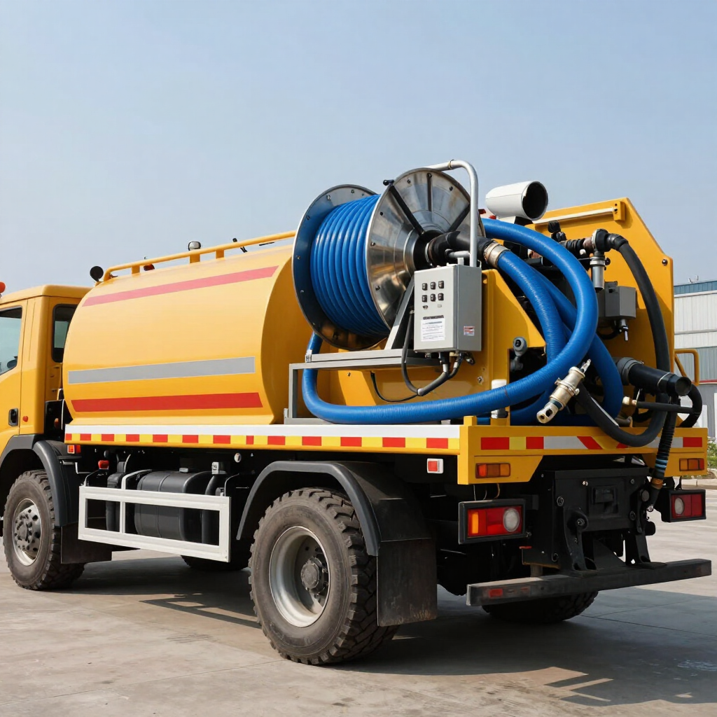 High-pressure water jetting equipment