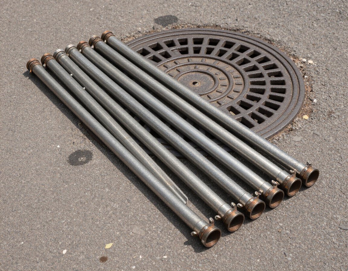 Drain rod set