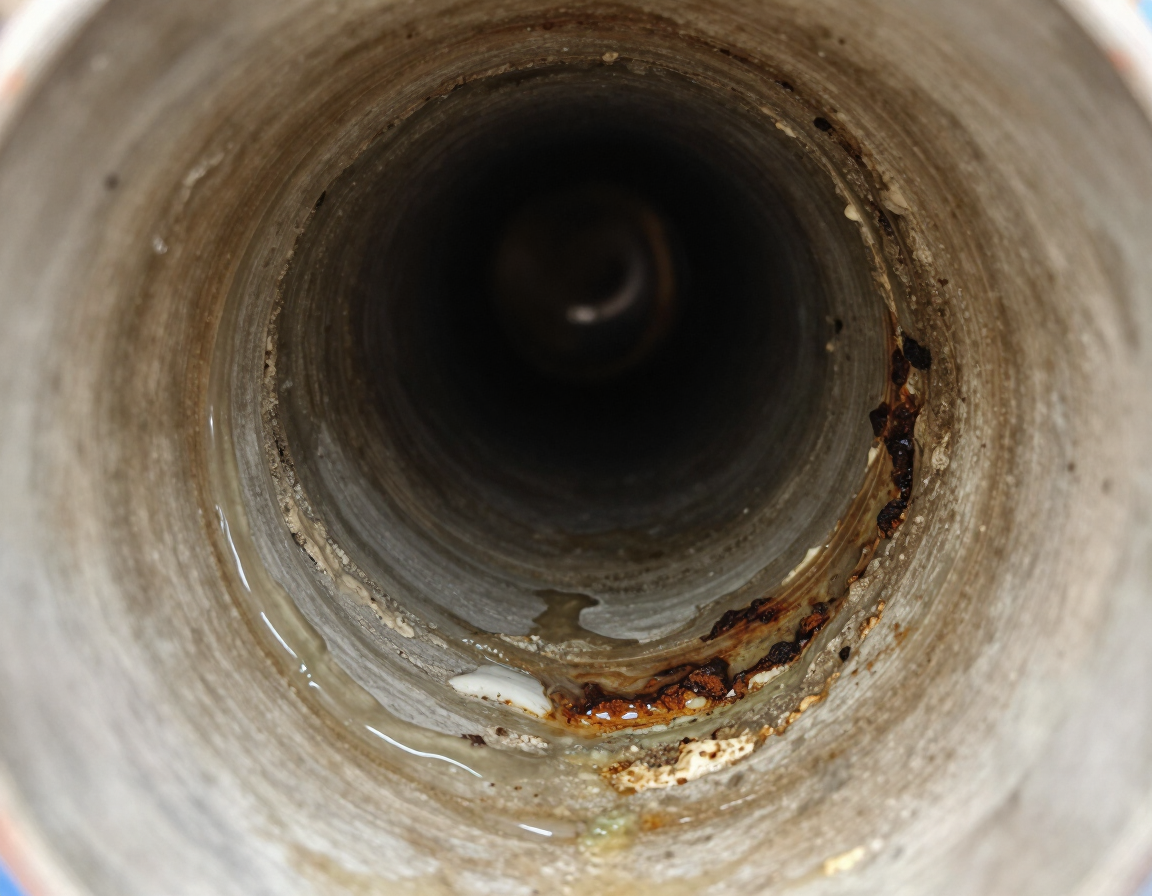 Drain pipe build-up