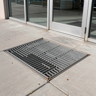 Equipment outside commercial building