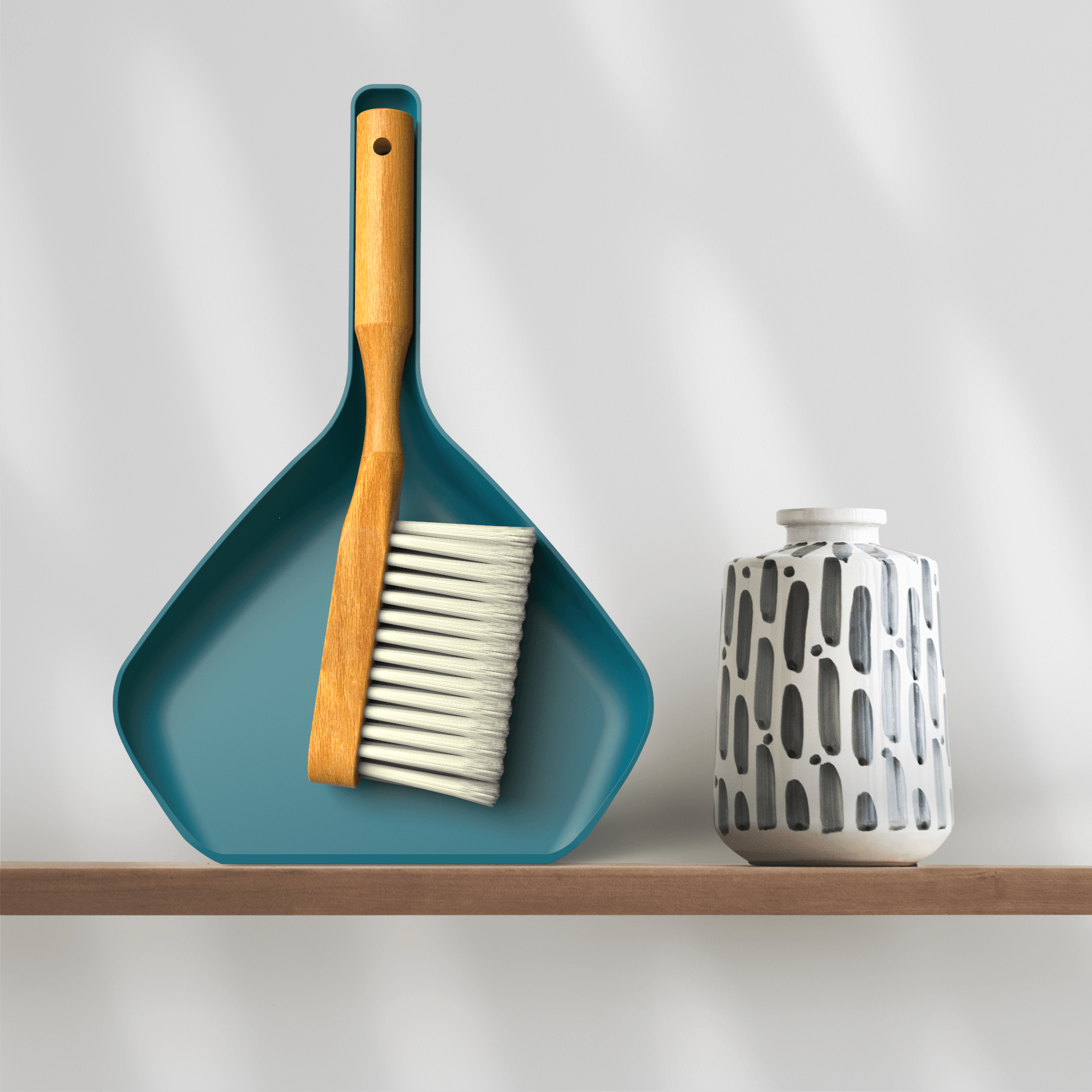 Contemporary dustpan Lady Stendal - Lady Dustpan and broom