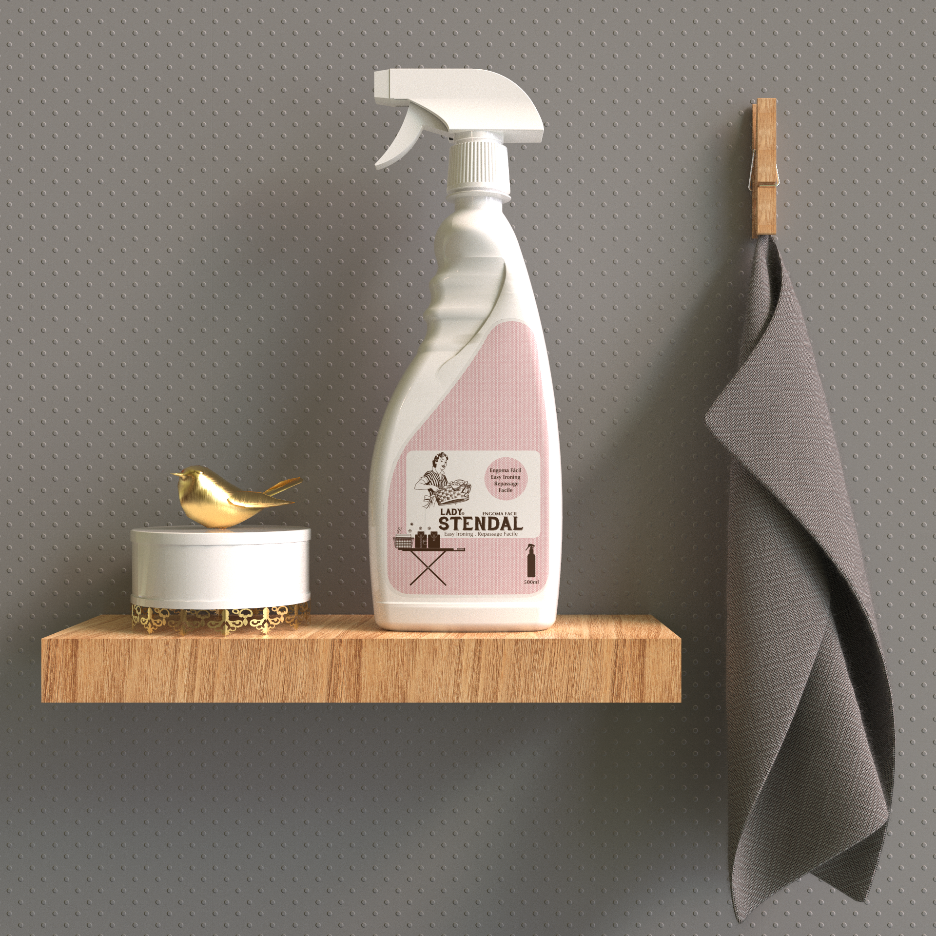 Reduce clothes wrinkles Lady Stendal - Easy Ironing