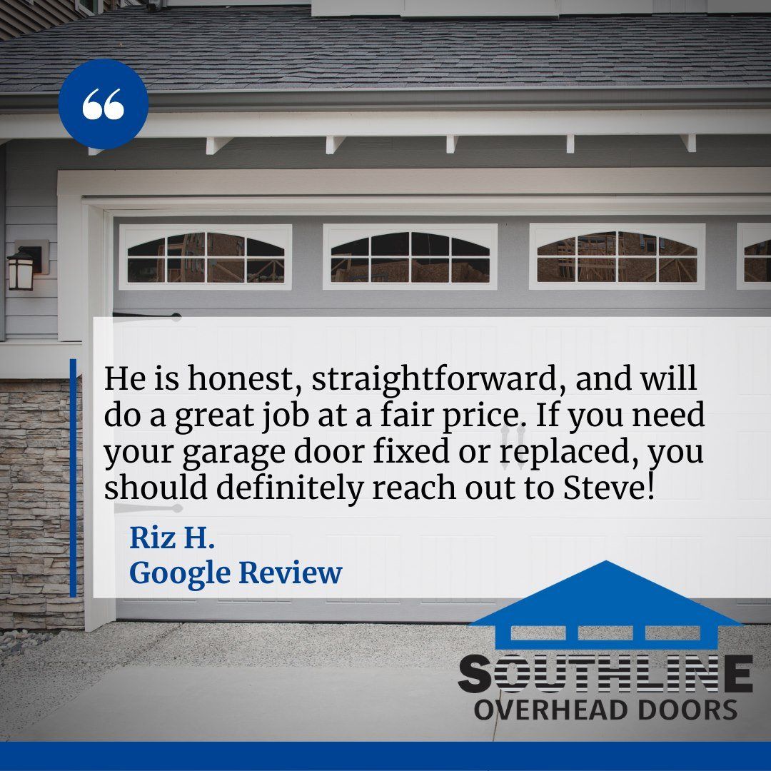 Google review for Southline Overhead Doors