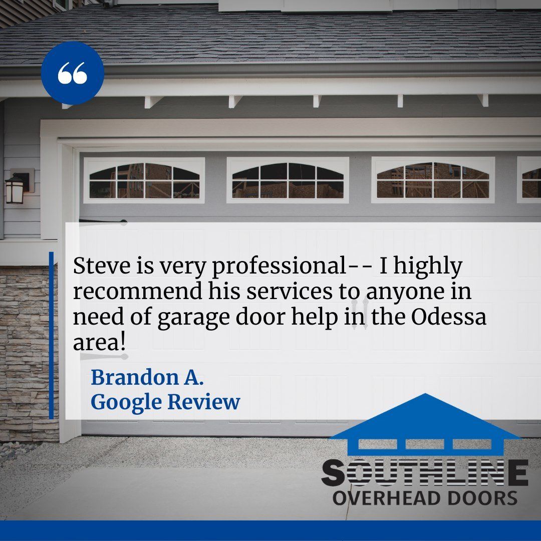 Google review for Southline Overhead Doors