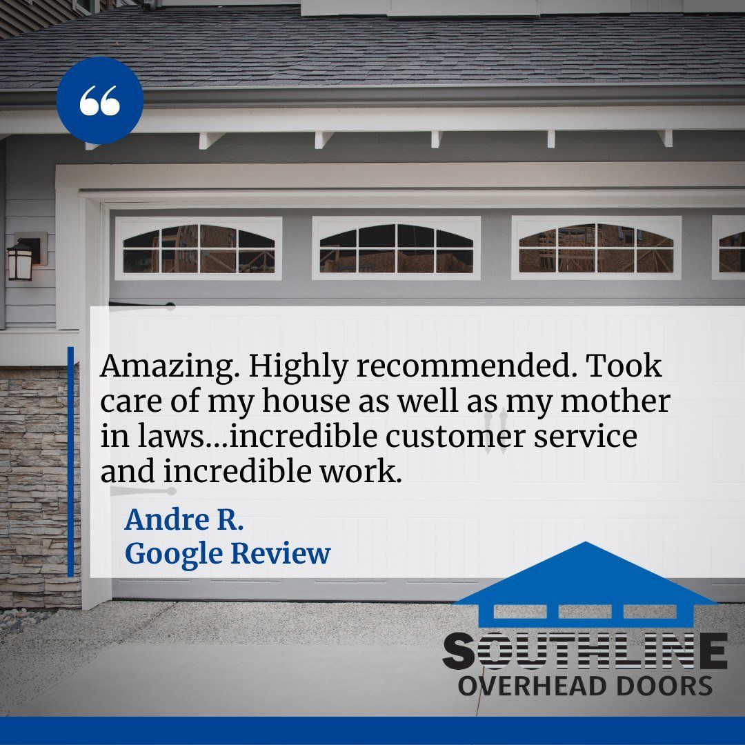 Google review for Southline Overhead Doors