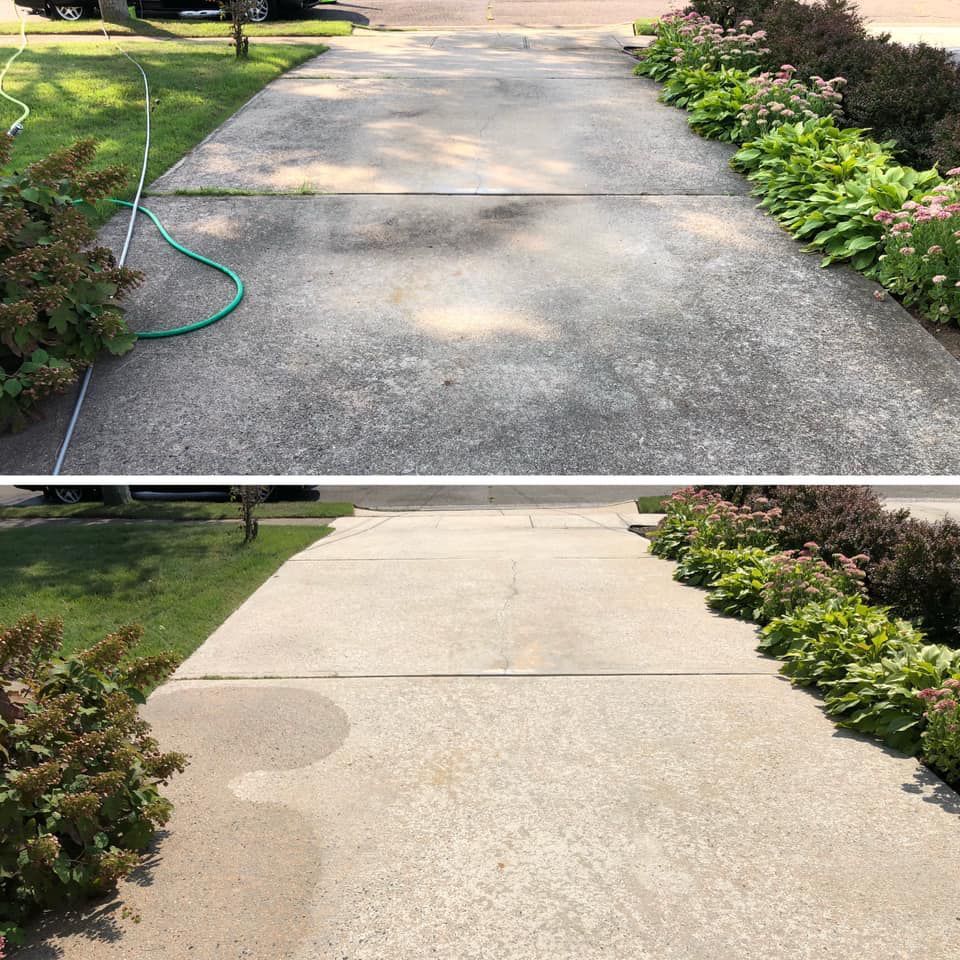 DIRTY DRIVEWAY SURFACE WASH
