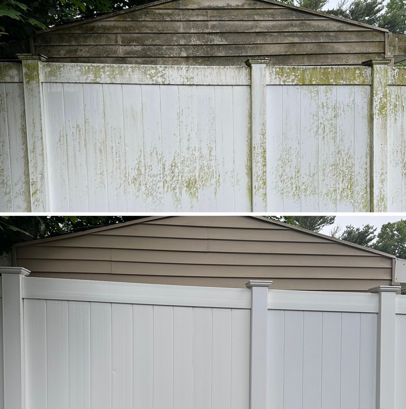 PVC FENCE SOFT WASH