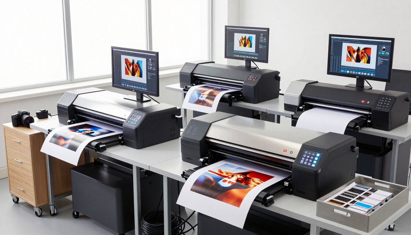 Photo lab automation workflow from order to print