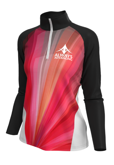 Qtr-Zip Sublimated w/ Accent Panels