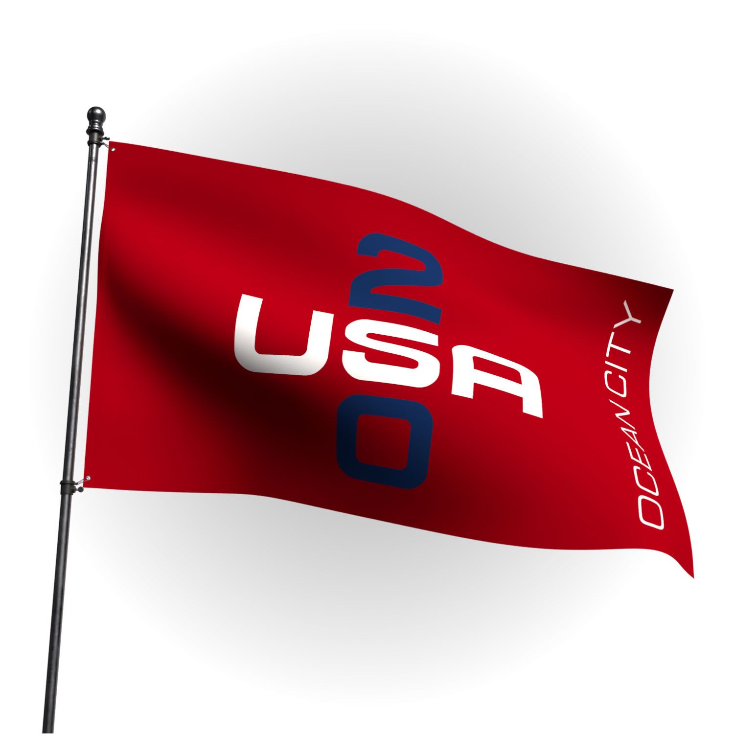Red USA 250 Flag
