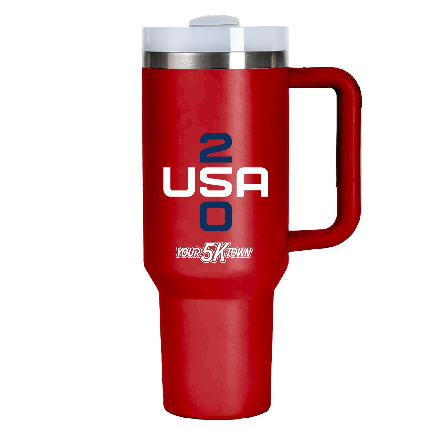 Red USA 250 40oz Stainless Steel Tumbler