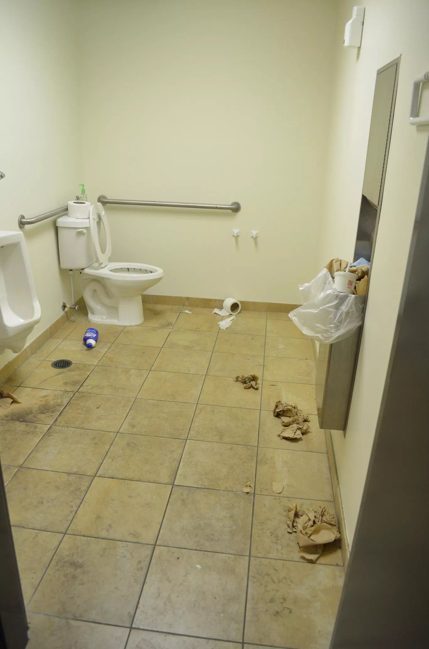 Before Toilet Cleaning