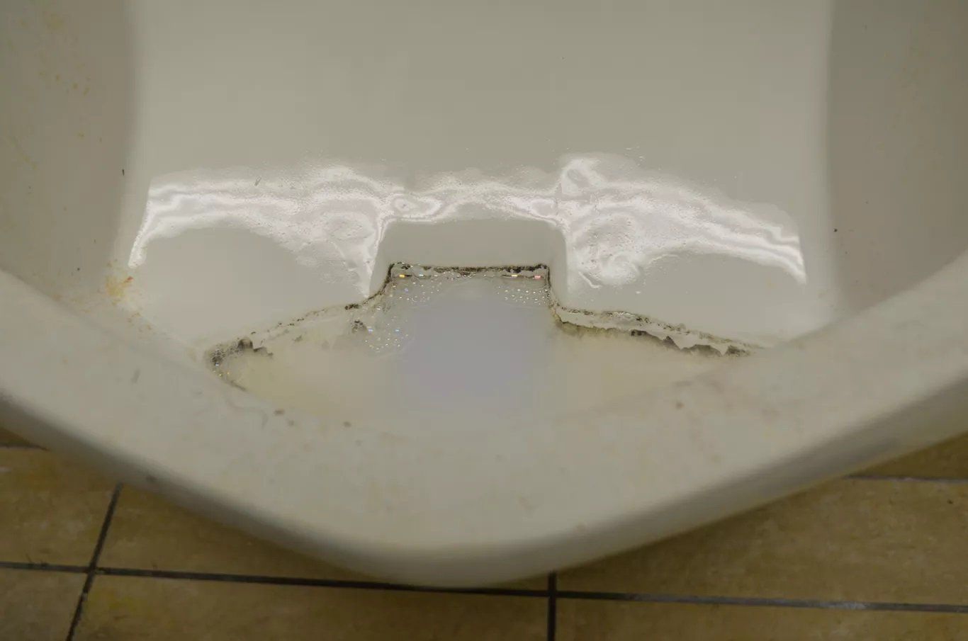 Before Urinal Cleaning