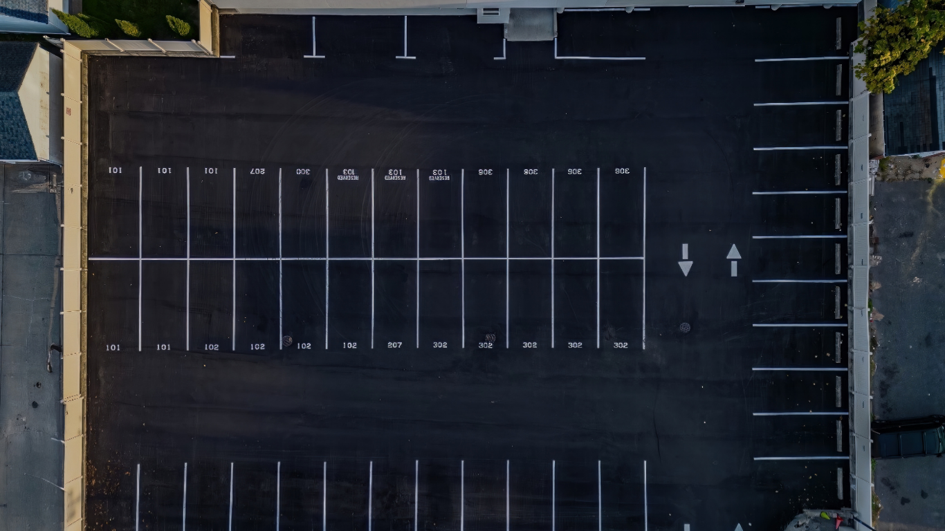 Commercial parking lots