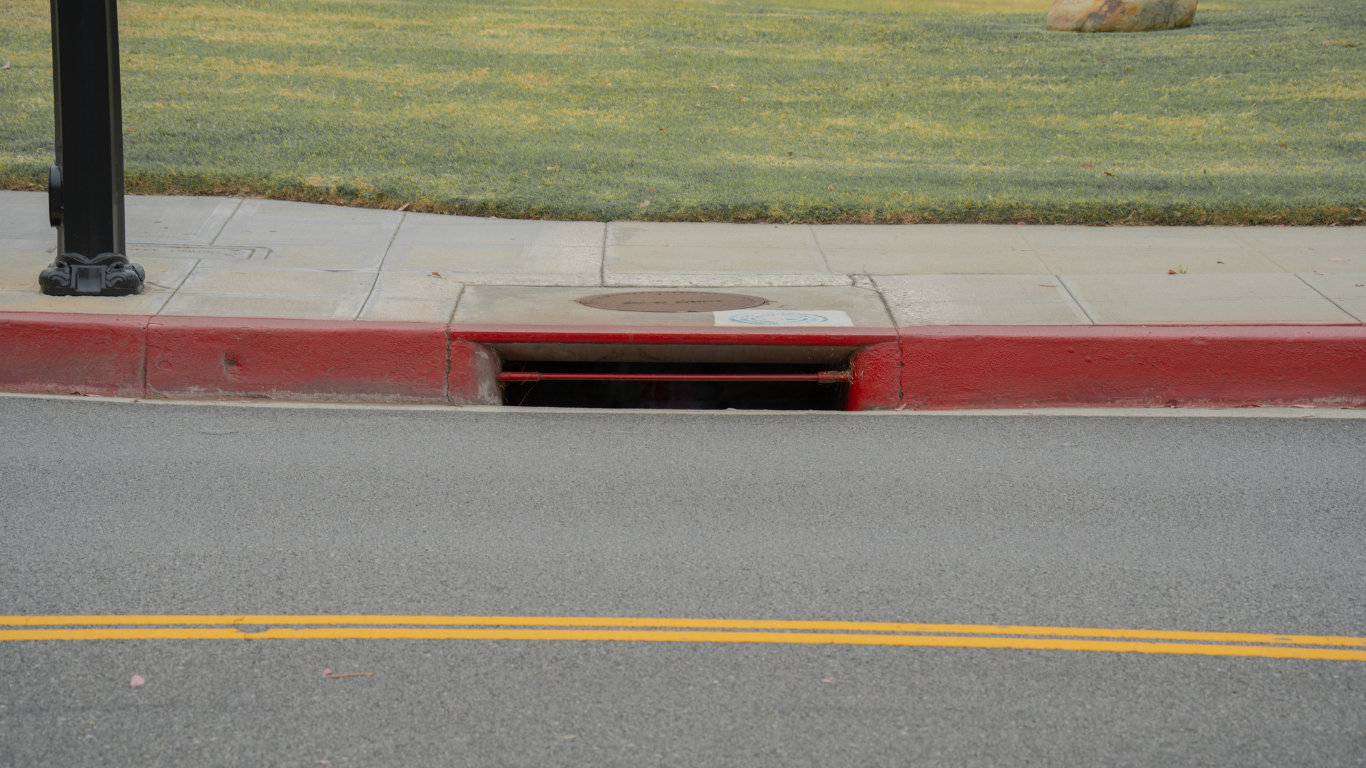 Sidewalks, curbs, and drainage