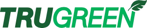 The logo for trugreen has a green leaf on it