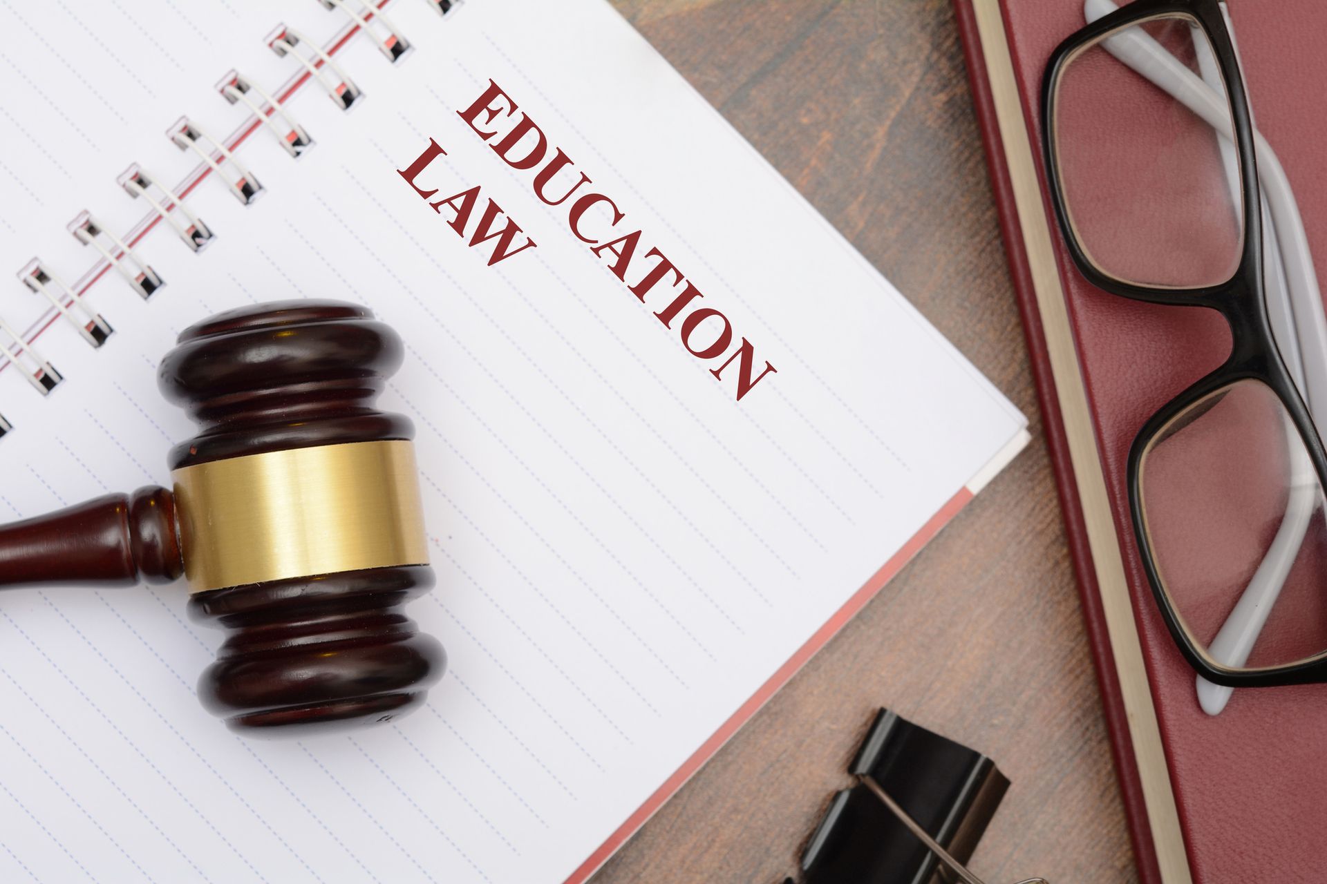 Gavel and law book | Special education attorney in PA | The Law Office of Mark W. Voig
