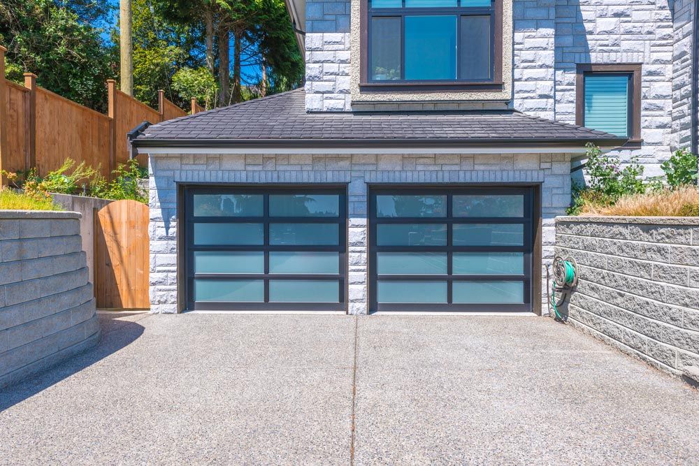 exposed aggregate concrete driveway in South East Queensland