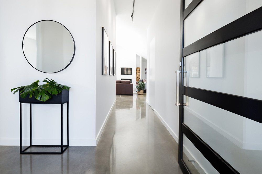 Modern House With Polished Concrete Flooring — McCoy Concreting in Toowoomba, QLD