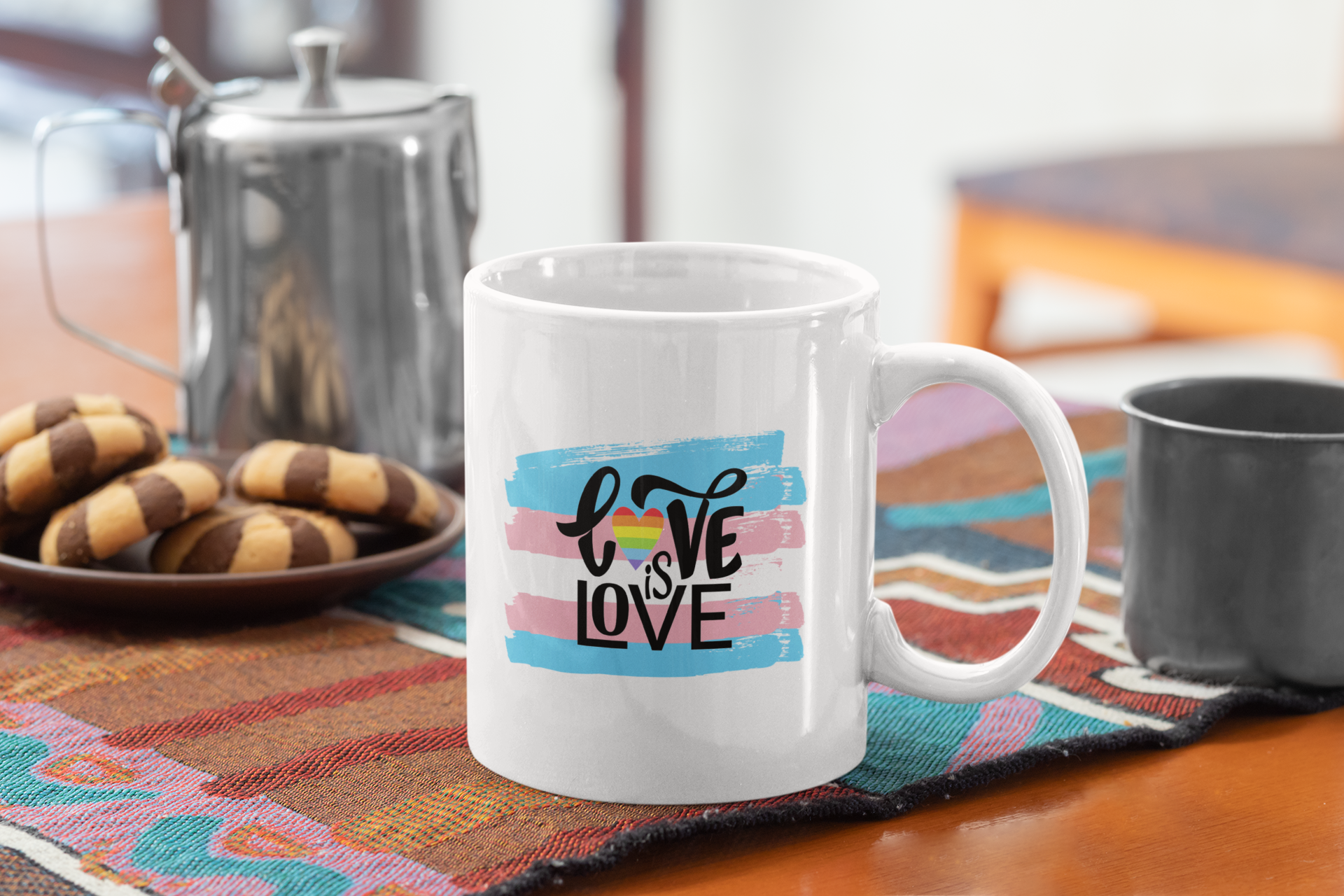 Love is Love Coffee Mug - Transgender