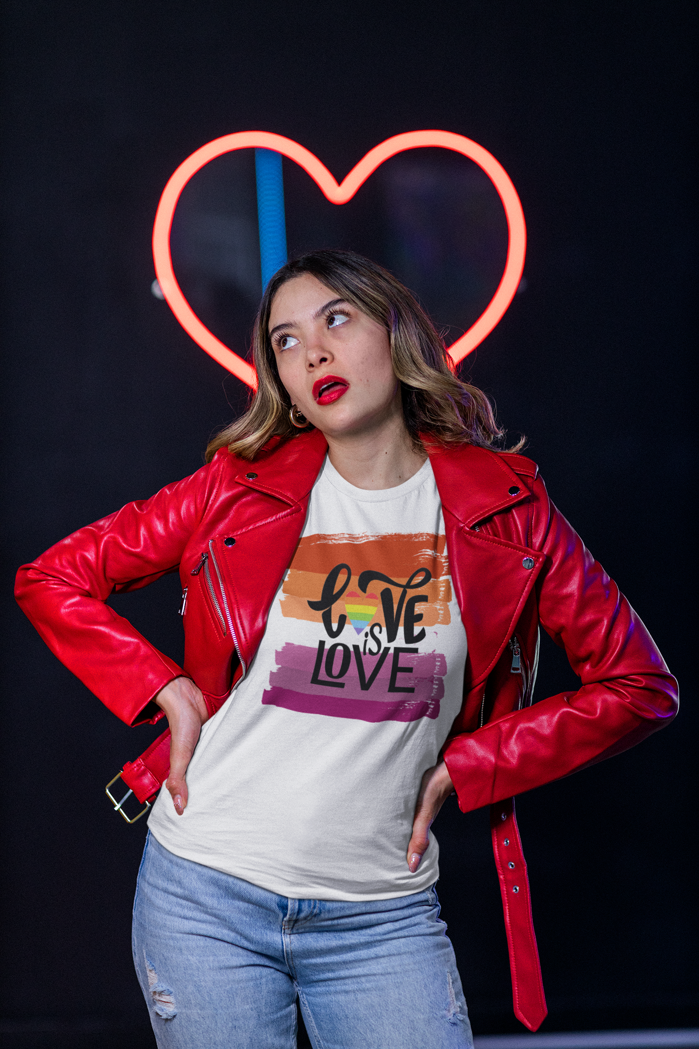 Love is Love T-Shirt - Lesbian