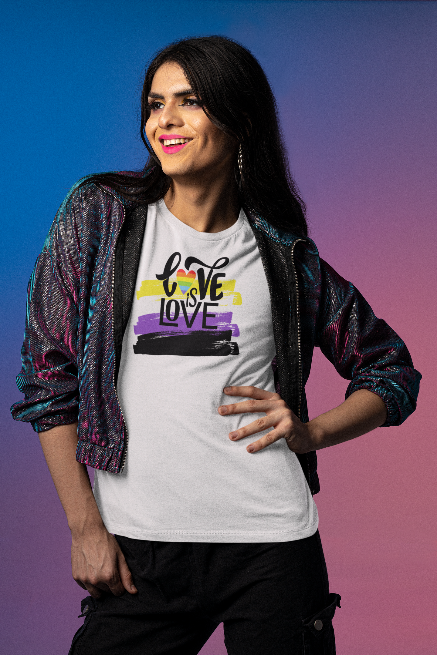 Love is Love T-shirt - Non-Binary