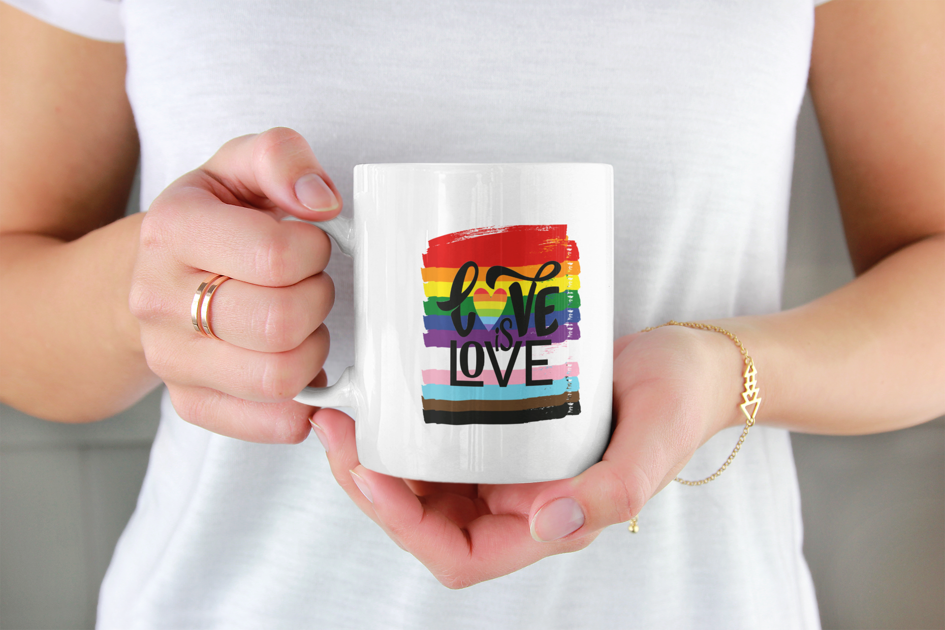Love is Love Coffee Mug - Progress
