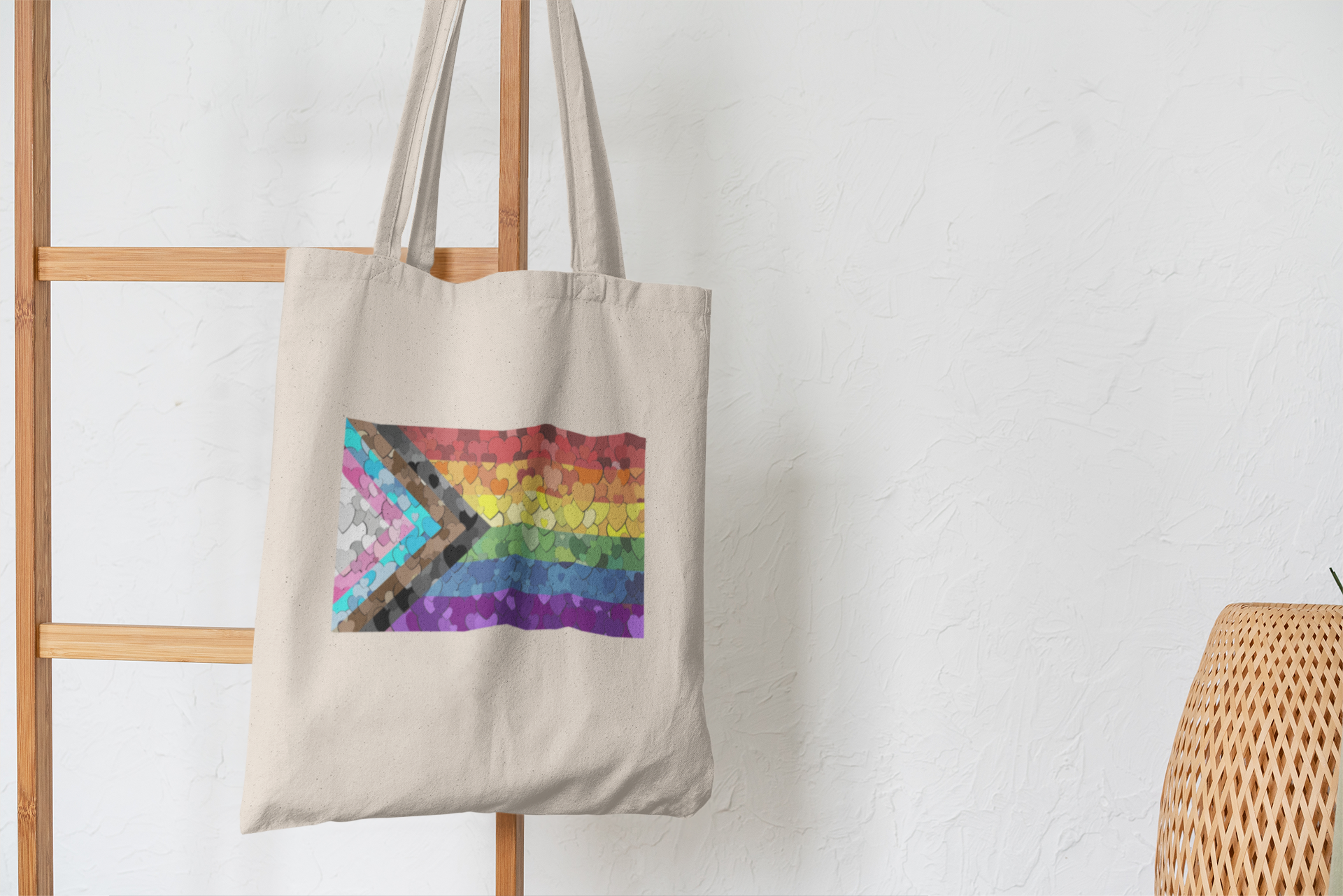 Tote Bag - Progress Hearts