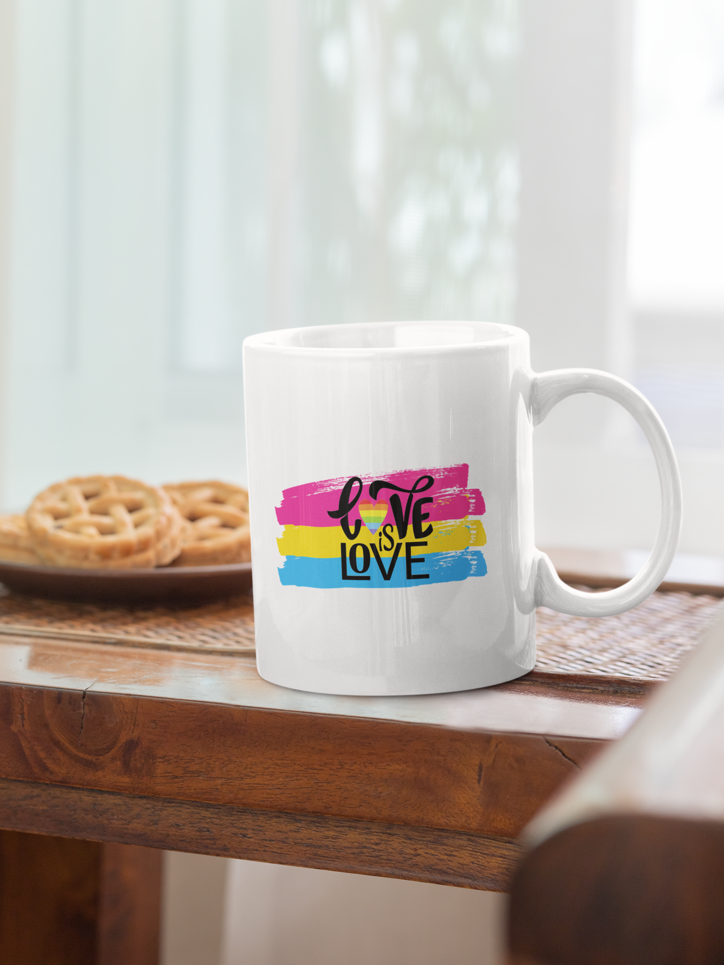 Love is Love Coffee Mug - Pansexual