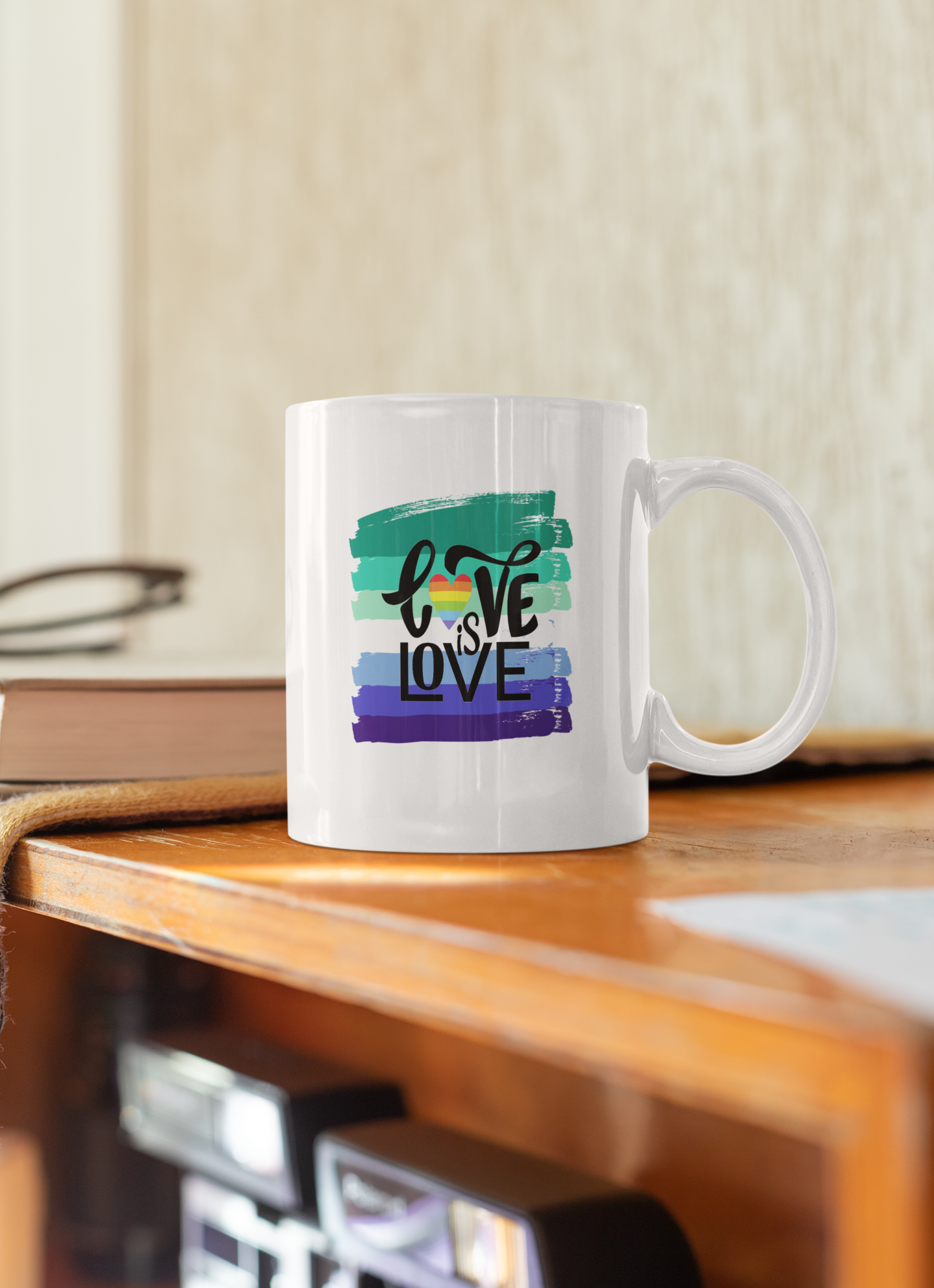 Love is Love Coffee Mug - Gay Men