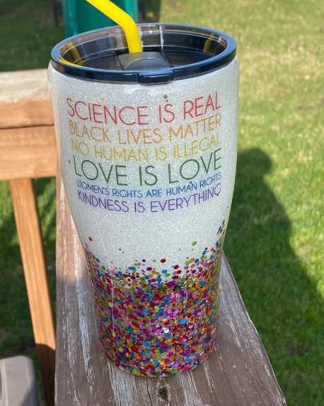 Epoxy Tumbler - Science is Real