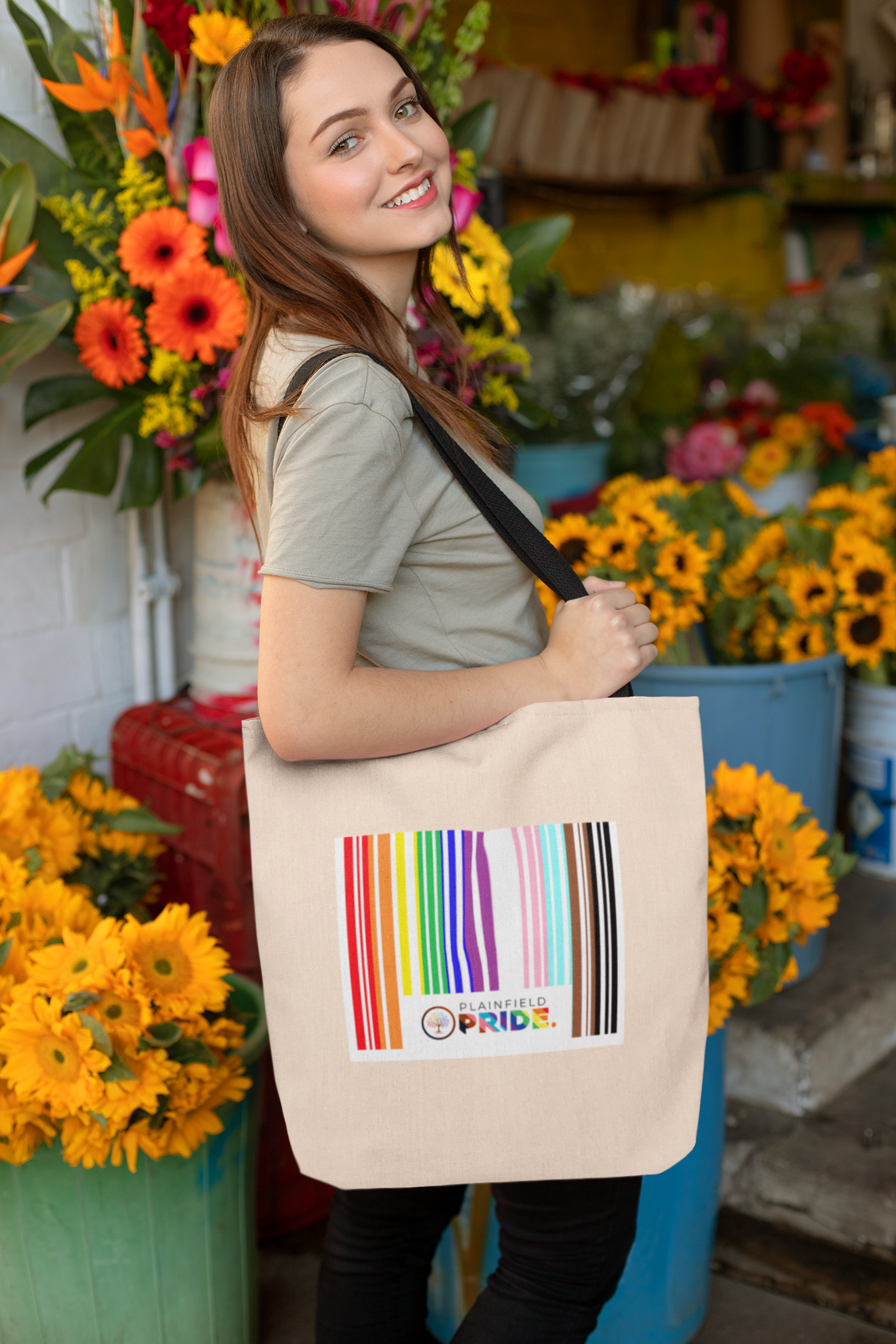 Plainfield Pride Tote Bag - Barcode