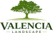 Green tree logo for Valencia Landscape.