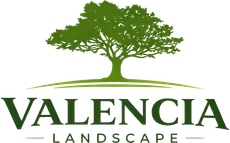 Green tree logo for Valencia Landscape.