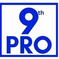 Blue logo with 