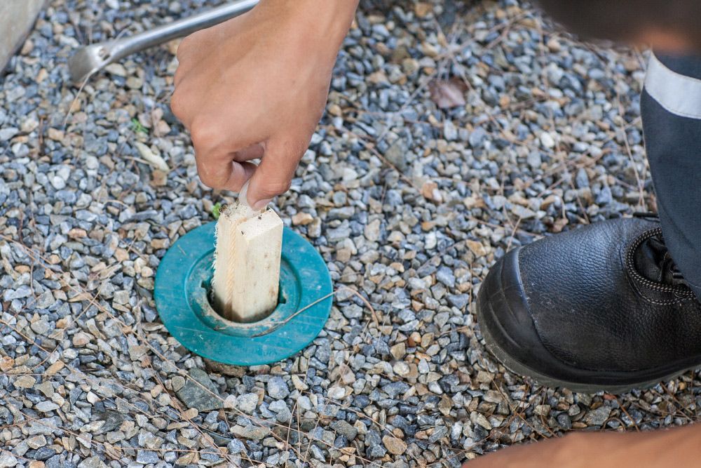 Replacing Termite Bait — Lincolnton, NC — Precision Pest Management dba PESTEX Replacing Termite Bait — Lincolnton, NC — Precision Pest Management dba PESTEX