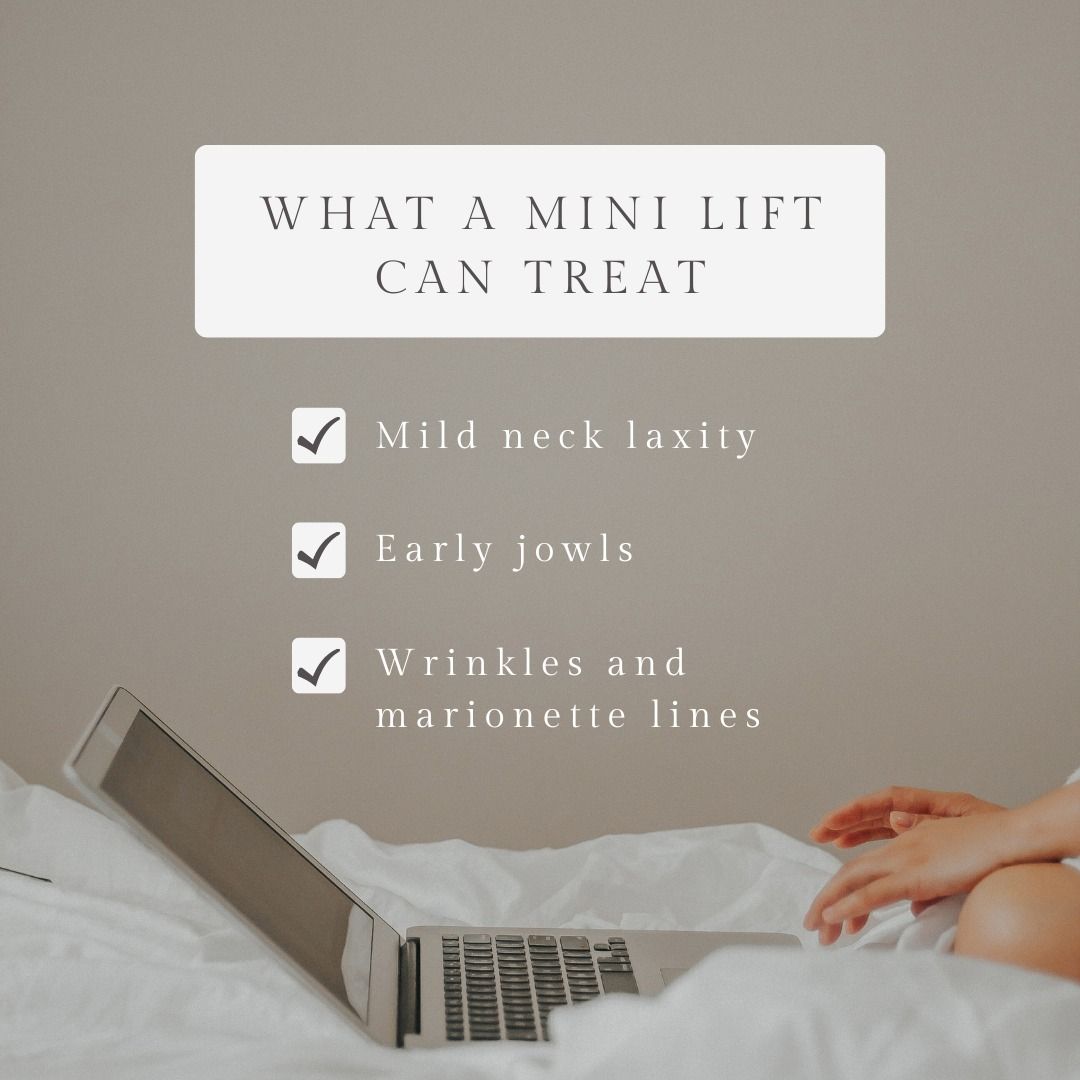 what a mini lift can treat graphic