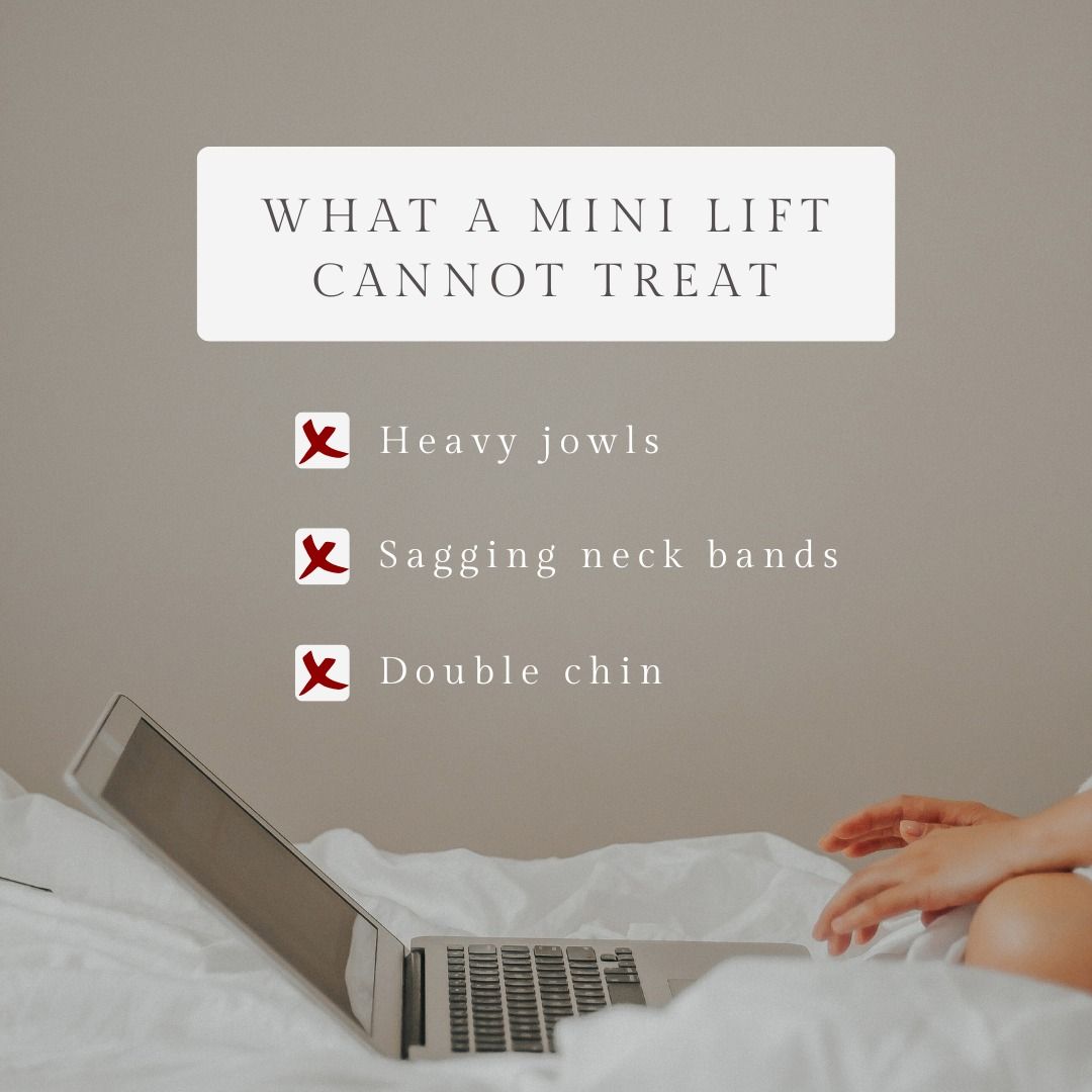 what a mini lift cannot treat graphic