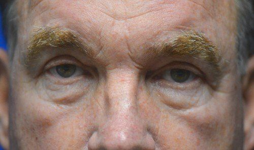 close up of eyes