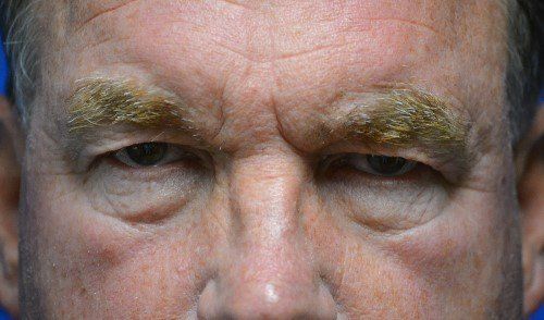 close up of eyes